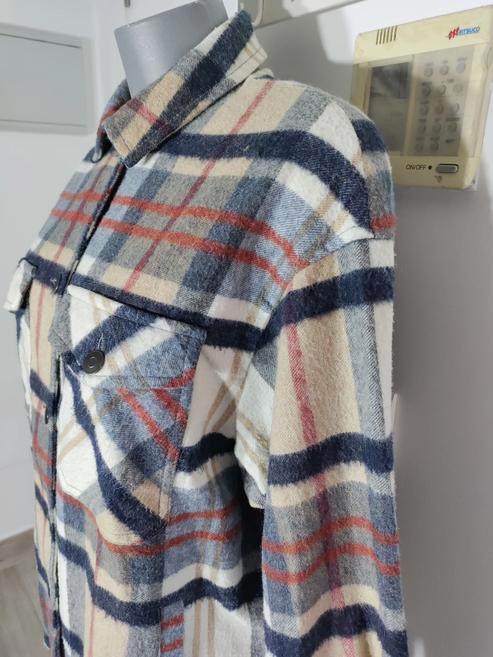 Sobrecamisa de cuadros Zara Woman talla S amplia (sirve M) – photo 10